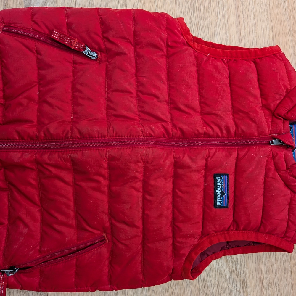 Patagonia Kids Red Puffer Vest